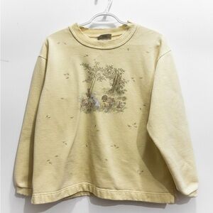 Vintage Northern Reflections Yellow Graphic Crewneck Sweater